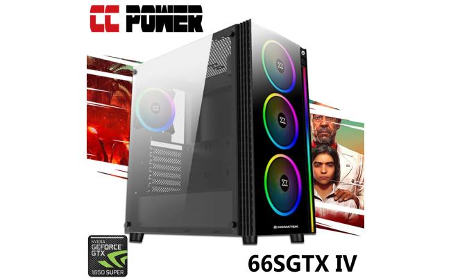 CC Power 65SGTX IV Gaming PC AMD Ryzen 5 w/ GTX 1650 SUPER